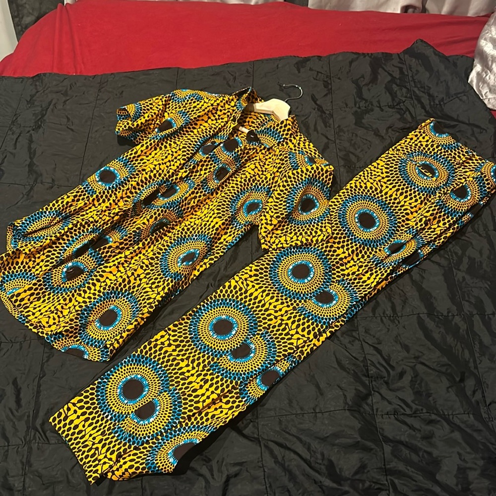 Ghana two piece suit